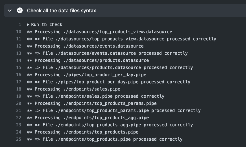 GitHub Actions running