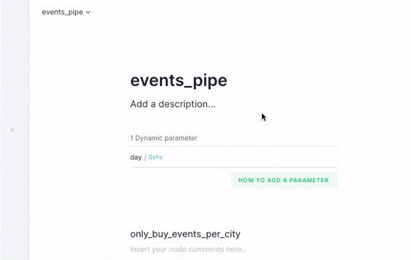 Duplicate and rename pipe